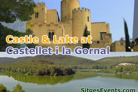 Castle & Lake at Castellet i la Gornal